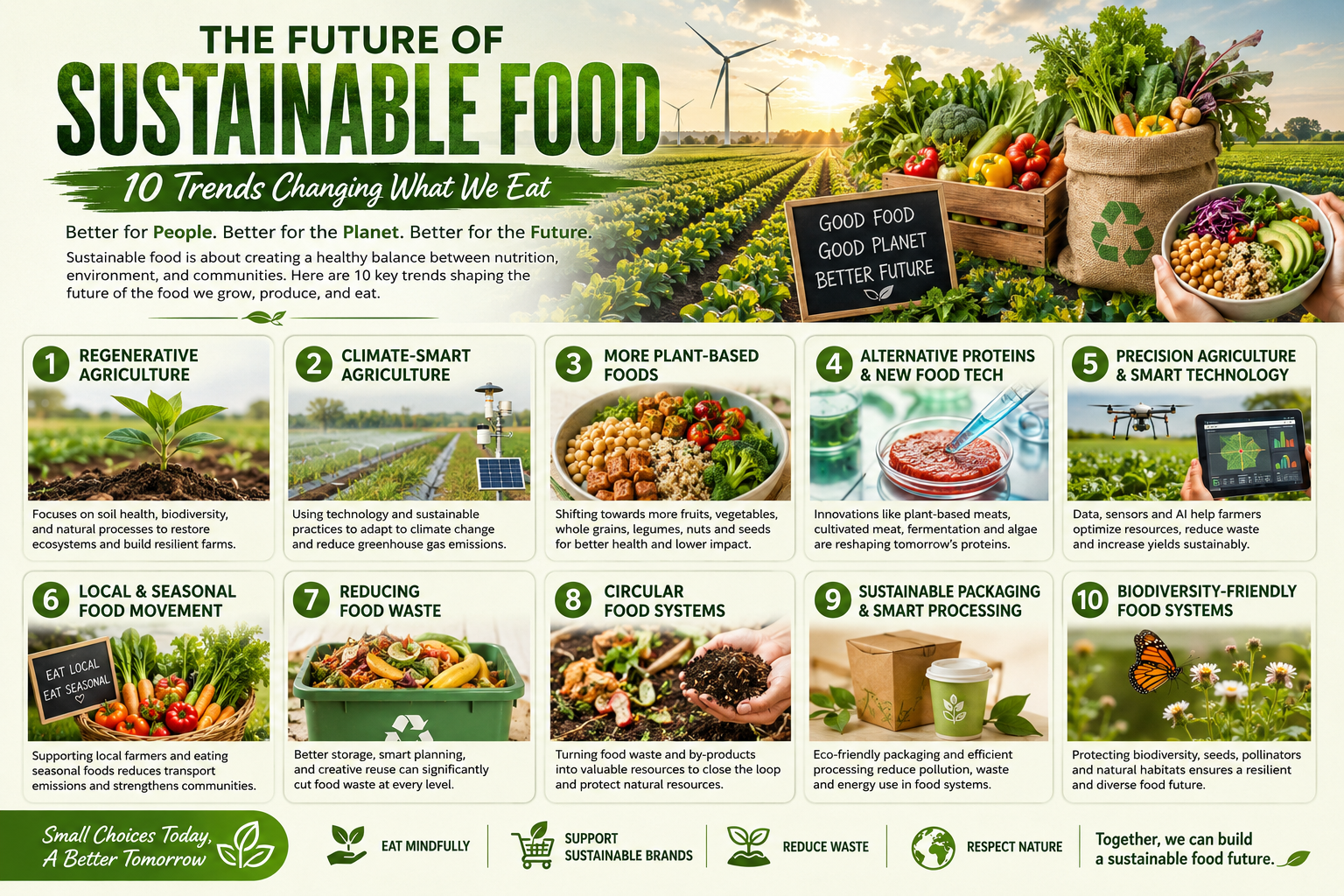 Sustainable Food and Sustainable Food Trends shaping the Future of Food