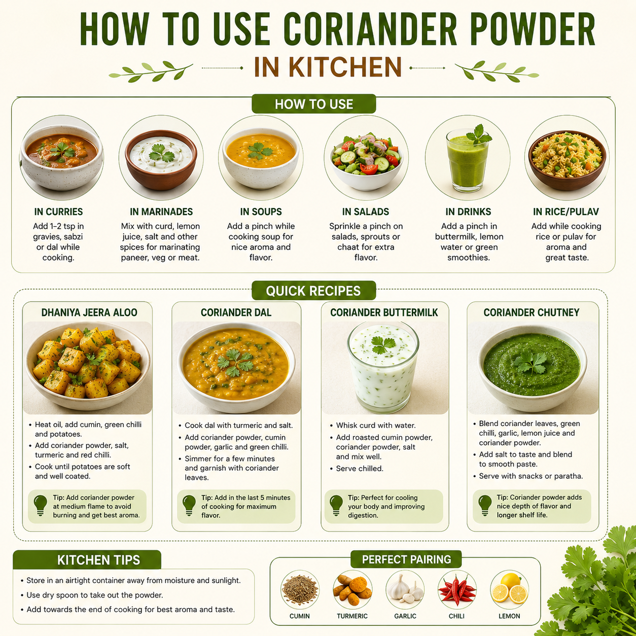 Harivital Organic Coriander Powder | Pure & Fresh Ground Coriander - Image 3